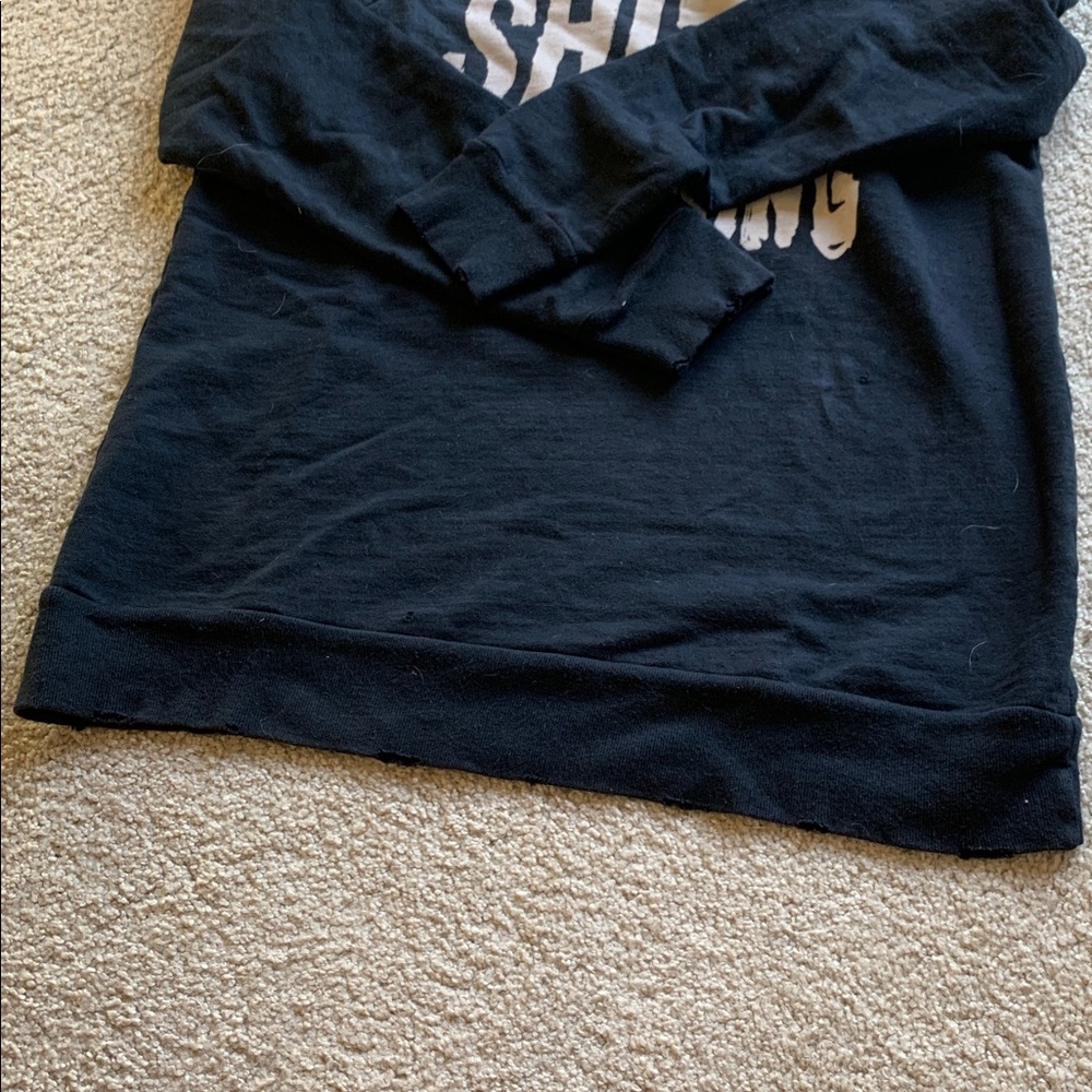 UNIF RARE shit’s happening sweatshirt distressed COLLECTIBLE NEVER WORN! Small - Picture 5 of 8